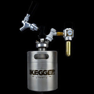 PRO TAPPING SYSTEM FOR MINI KEGS - DOUBLE BALL LOCK TOP, TAP & REGULATOR - BREWERS TOP