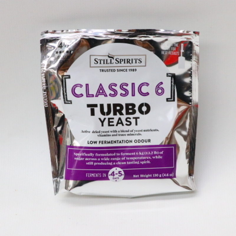 Classic 6 Turbo Yeast Pack