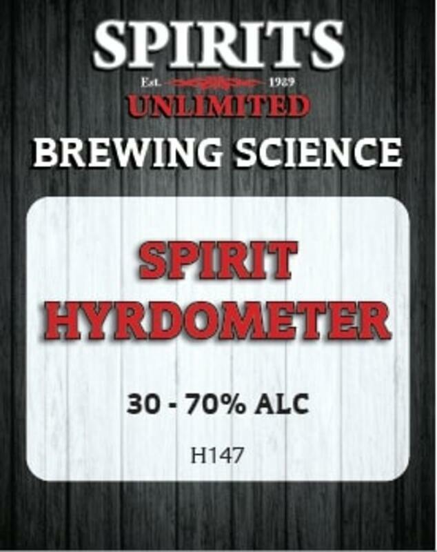Spirit Hydrometer 30-70%